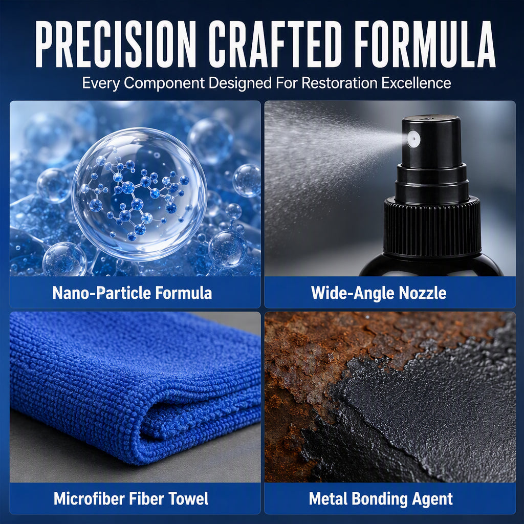 Rust Remover Spray and Protective Metal Rust Converter