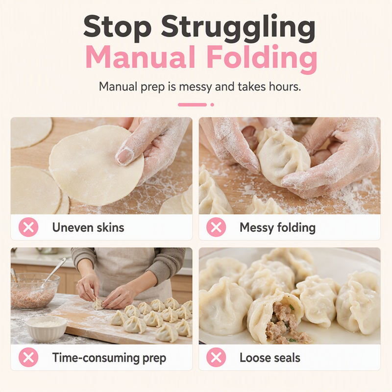 🥟 2-in-1 Dumpling Maker Press | Easy Prep