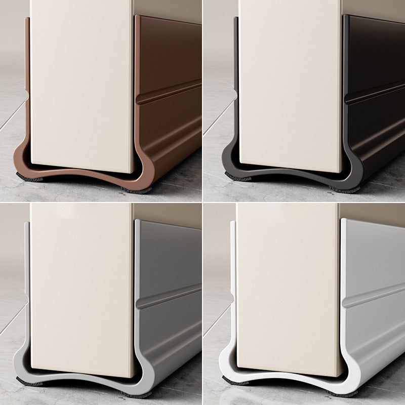Stop Drafts Instantly! Under-Door Draft Stopper with Felt Seal