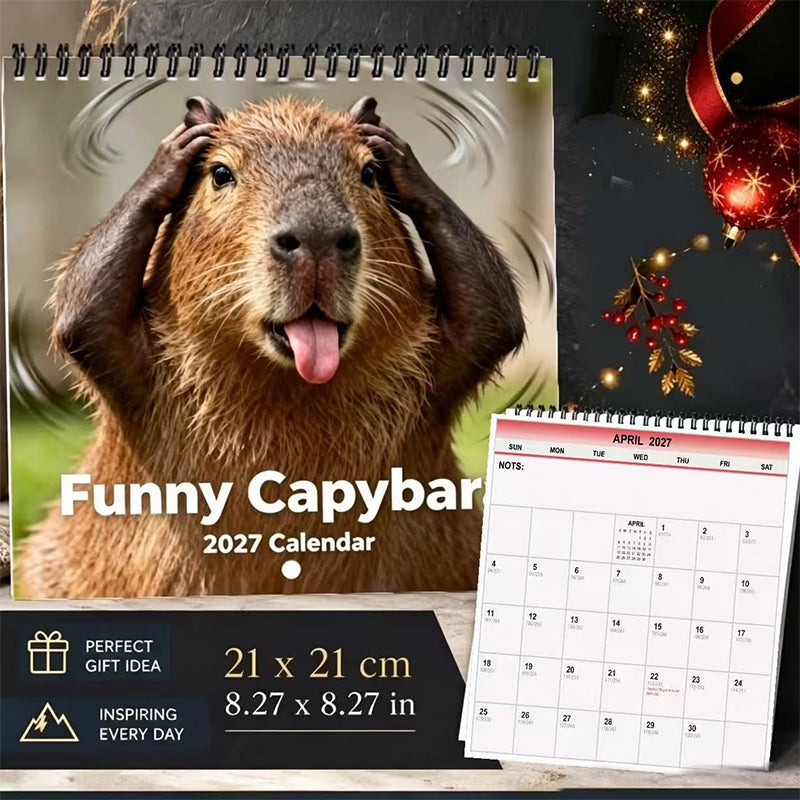 📅Capybara Calendar 2027 | 3 Fun Styles