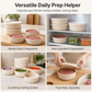 Press Perfect Patties Instantly! Non-Stick Silicone Meat Container