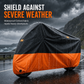 🏍️ 50% OFF NOW! 🌧️ Waterproof Motorcycle Cover – Lock Holes, Windproof Buckle & Reflective Strips – All-Weather Protection 🛡️