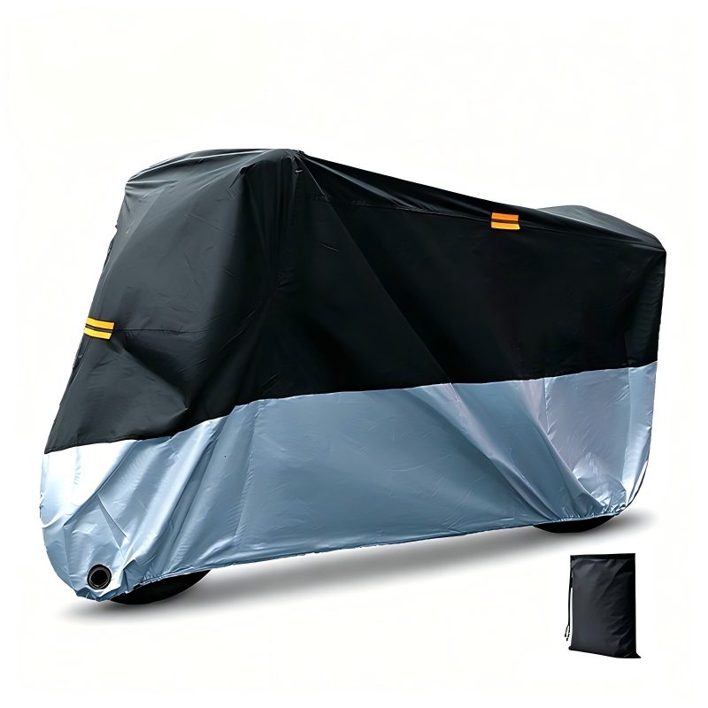 🏍️ 50% OFF NOW! 🌧️ Waterproof Motorcycle Cover – Lock Holes, Windproof Buckle & Reflective Strips – All-Weather Protection 🛡️