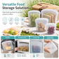 Portable Silicone Airtight Food Storage Bag