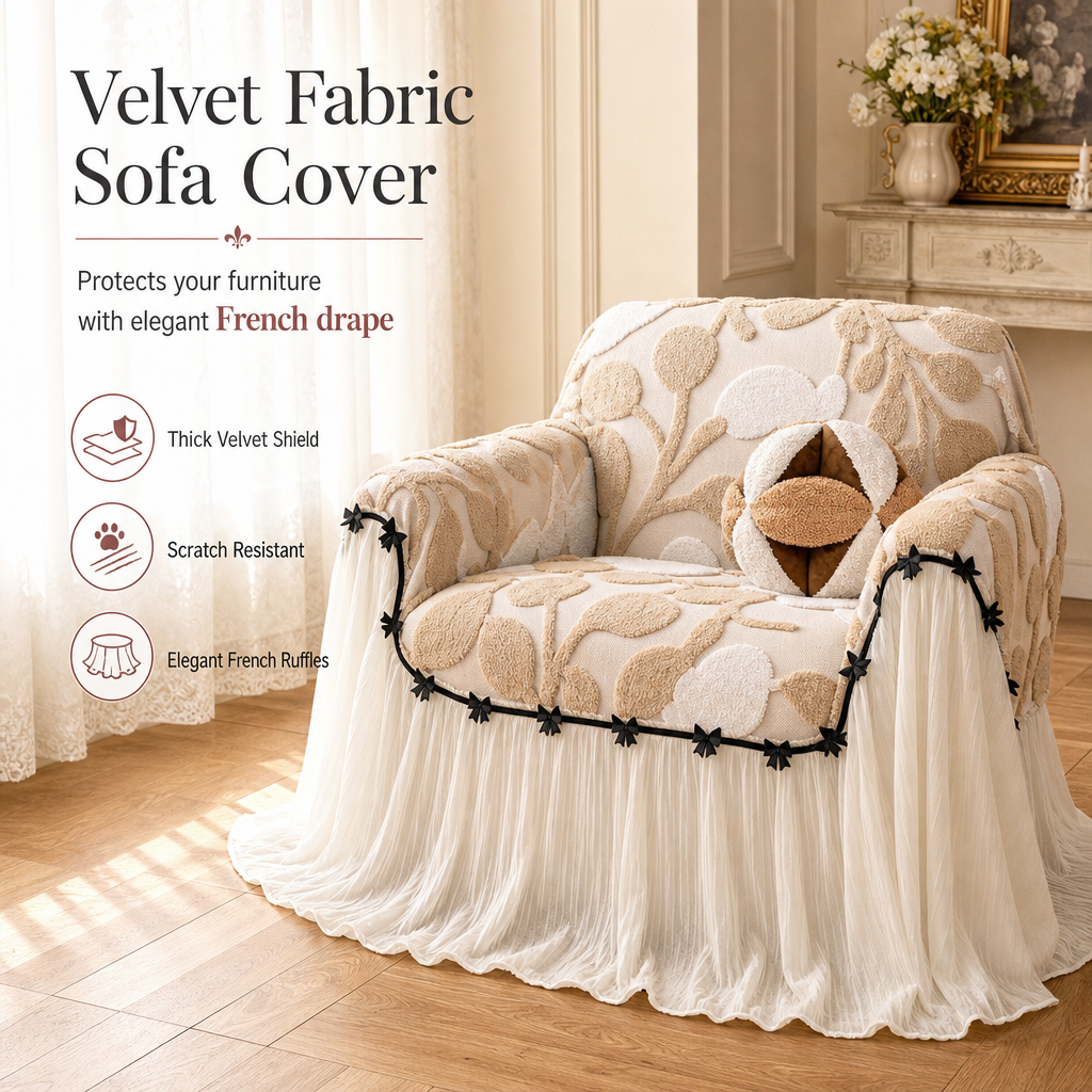 Scratch Resistant Soft Sofa Cover