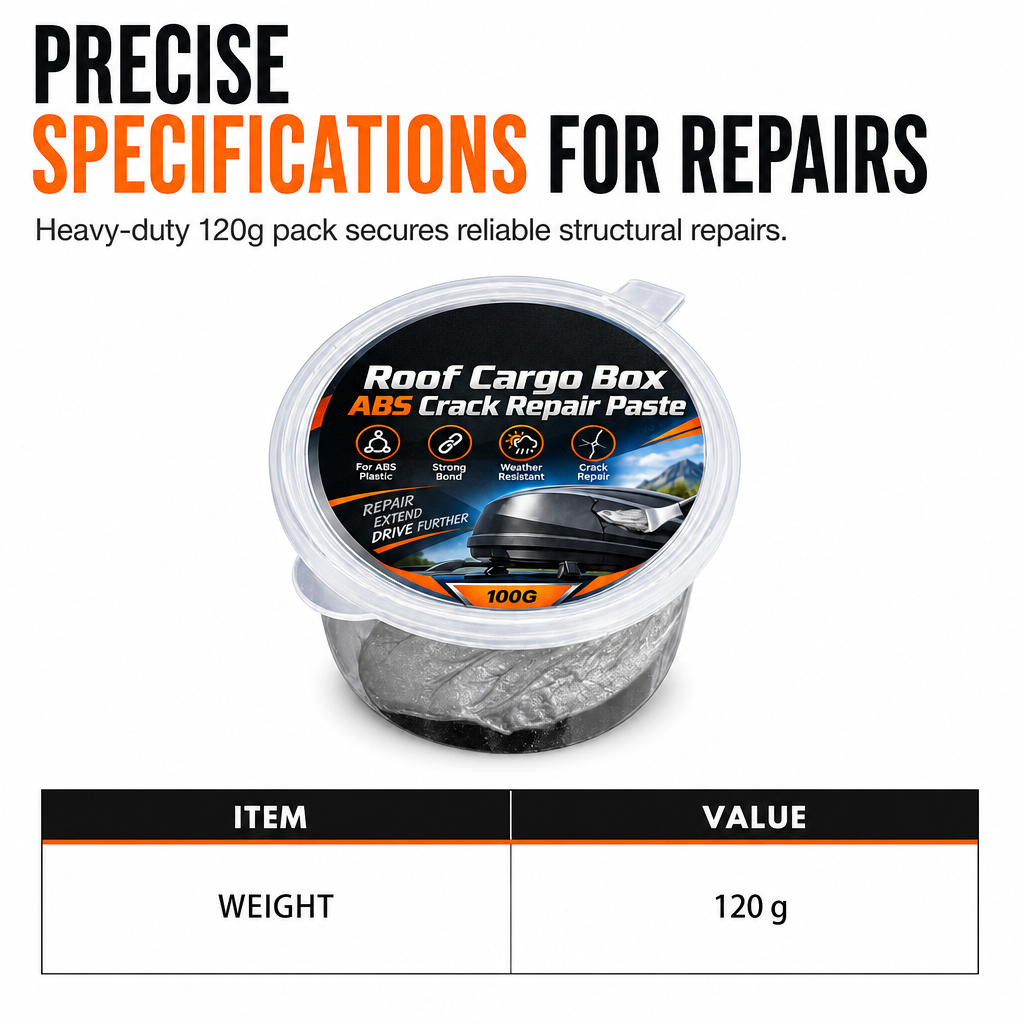 Repair Roof Box Cracks Instantly! ABS Crack Filler Cream