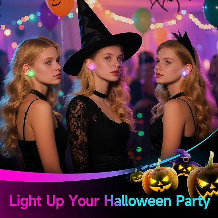 Light Up LED Stud Earrings
