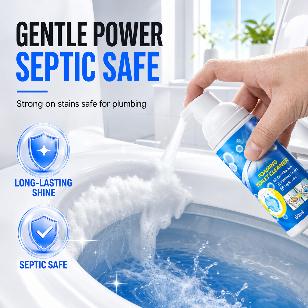 Deep Cleaning Toilet Bowl Cleaner Mousse