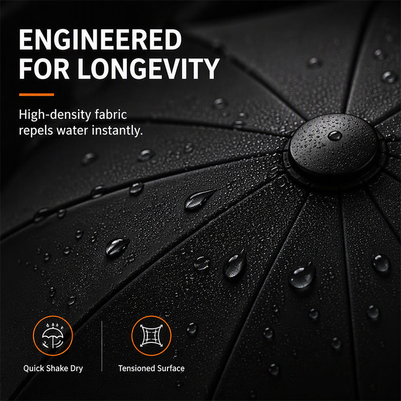 ⏳🔥LIMITED-TIME 50% OFF! ⏰💨 Extra Large Windproof Folding Umbrella – Big Canopy, Reinforced, UV Protect ☔✨