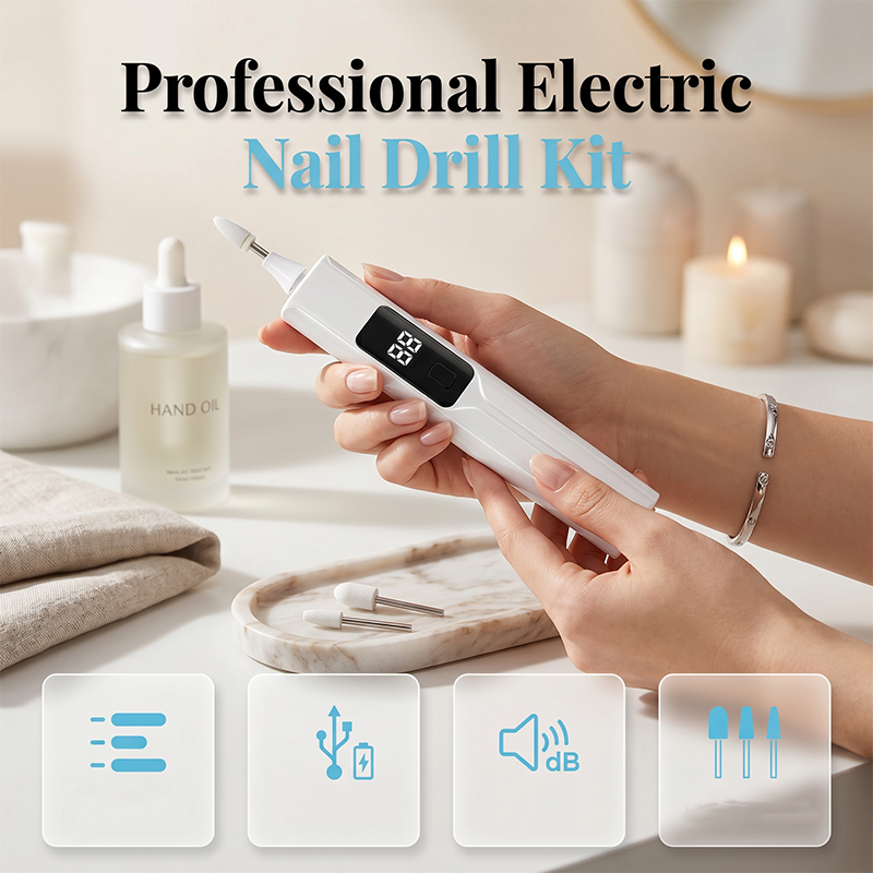 📢📢50% OFF !! ⏰Professional Electric Nail Drill Kit