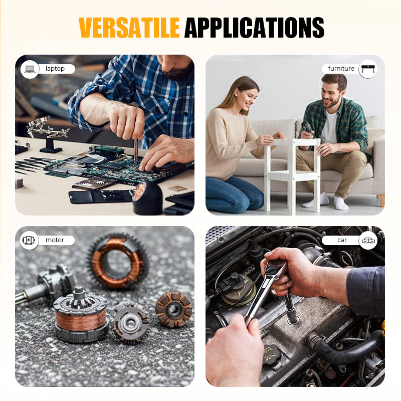 Fix Any Screw Instantly! 83-Piece S2 Steel Screwdriver Bit Set