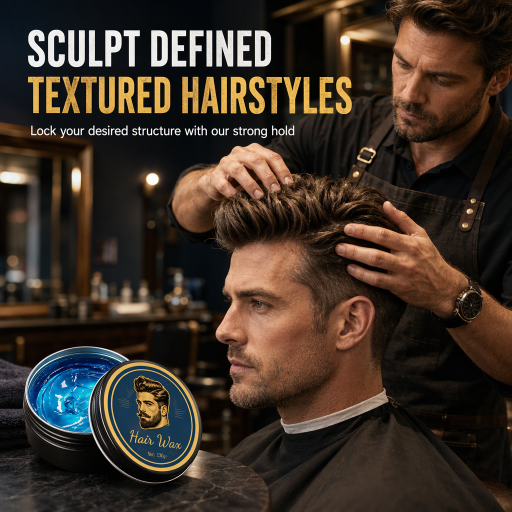 💈50% OFF NOW! Cologne Scented Men's Hair Wax Pomade 130g, Matte Finish Strong Hold Volumizing Hair Styling Wax, Water Soluble Long Lasting Hair Paste