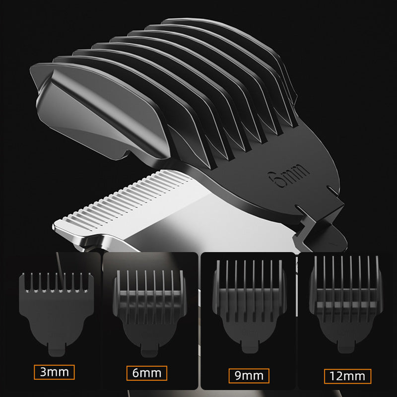 ✂️ 5-in-1 Multifunctional Hair Trimmer Set – Salon-Quality Grooming with 4 Replaceable