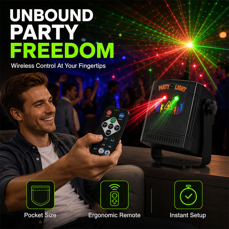 Rechargeable Party Laser Light with Remote Control