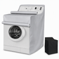 210D Waterproof Dustproof and Sunproof Protective Cover for Front Loading Washing Machine and Dryer