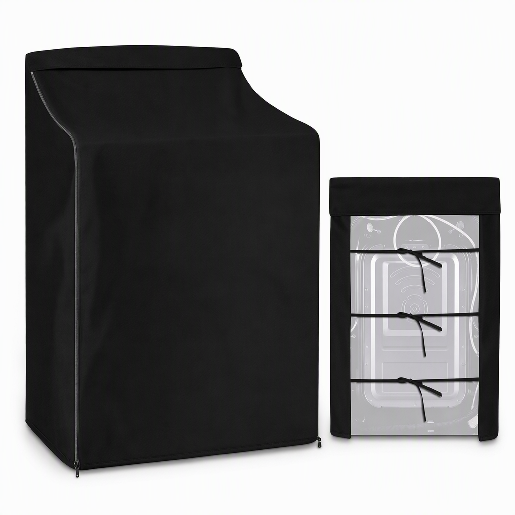 210D Waterproof Dustproof and Sunproof Protective Cover for Front Loading Washing Machine and Dryer