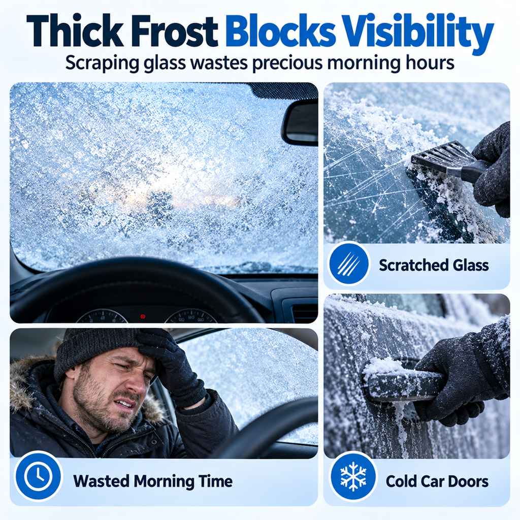 Efficient Deicing and Defrosting Spray for Quick Ice Removal