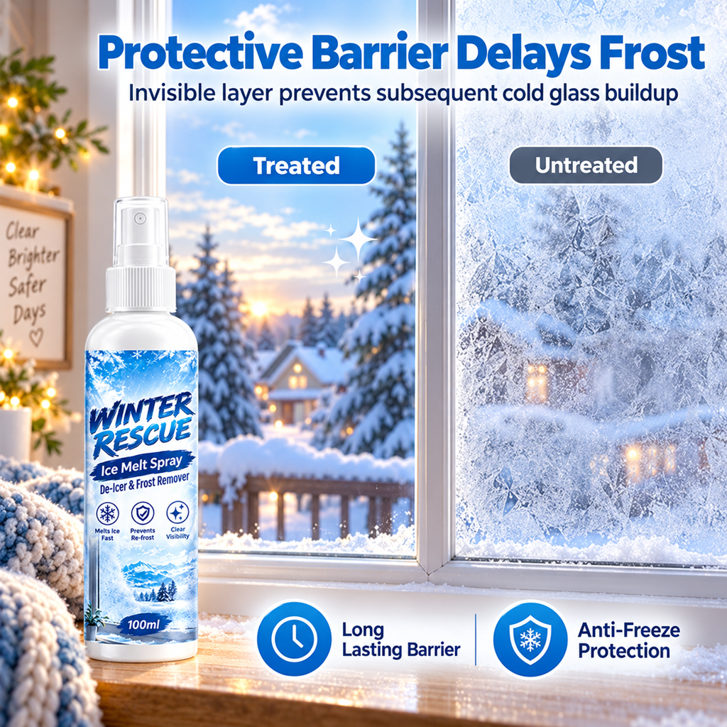 Efficient Deicing and Defrosting Spray for Quick Ice Removal
