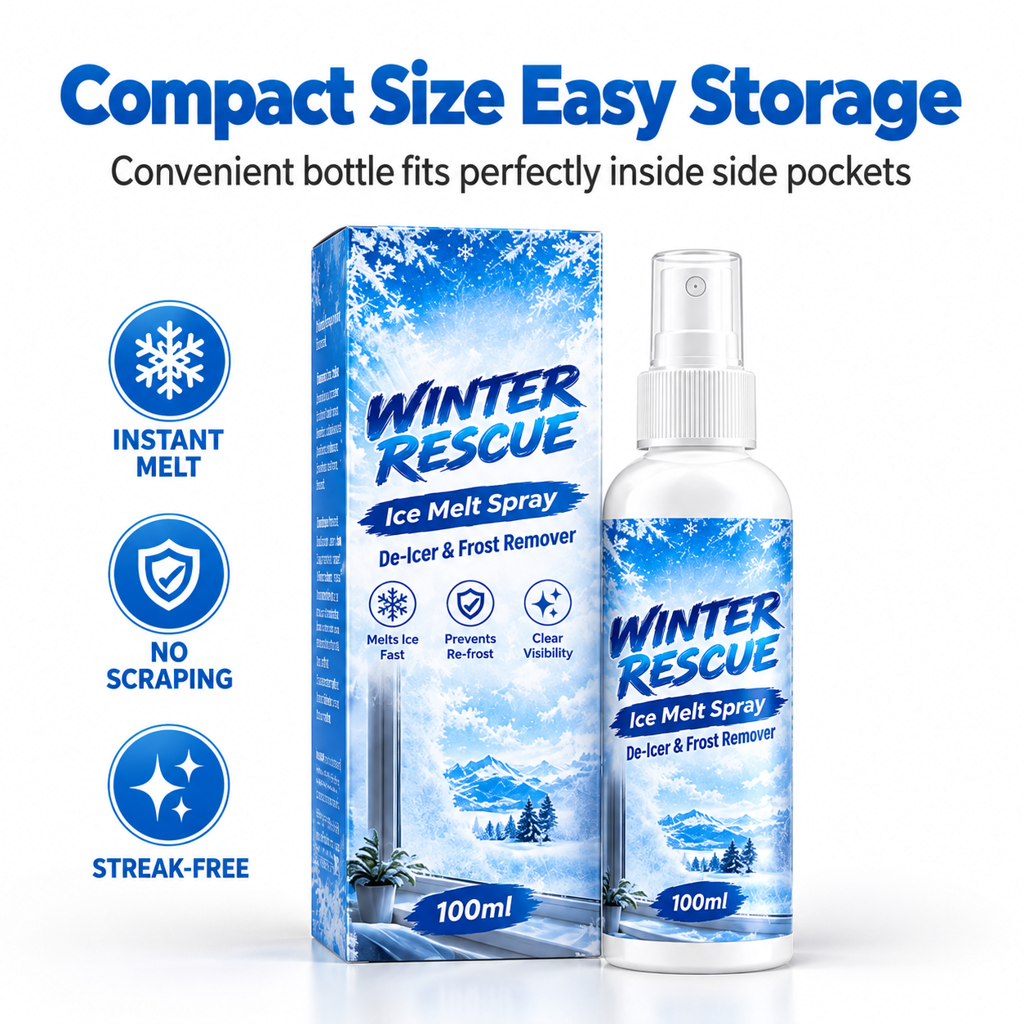 Efficient Deicing and Defrosting Spray for Quick Ice Removal