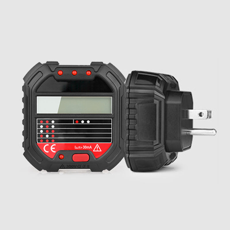 ⚡🔌50% OFF NOW! Digital Outlet Wiring Tester – Multi-function Socket Tester with LCD Display, RCD Test, Check Wiring Faults for Home & Electrician Use