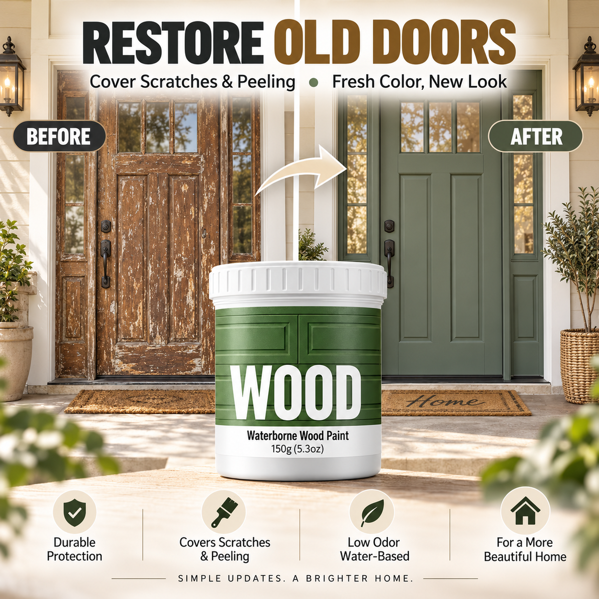 🎨 Water-Based Furniture & Wood Refinishing Paint