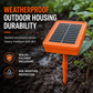 ☀️ Solar-Powered Garden Rodent Deterrent – Cat Sound Device
