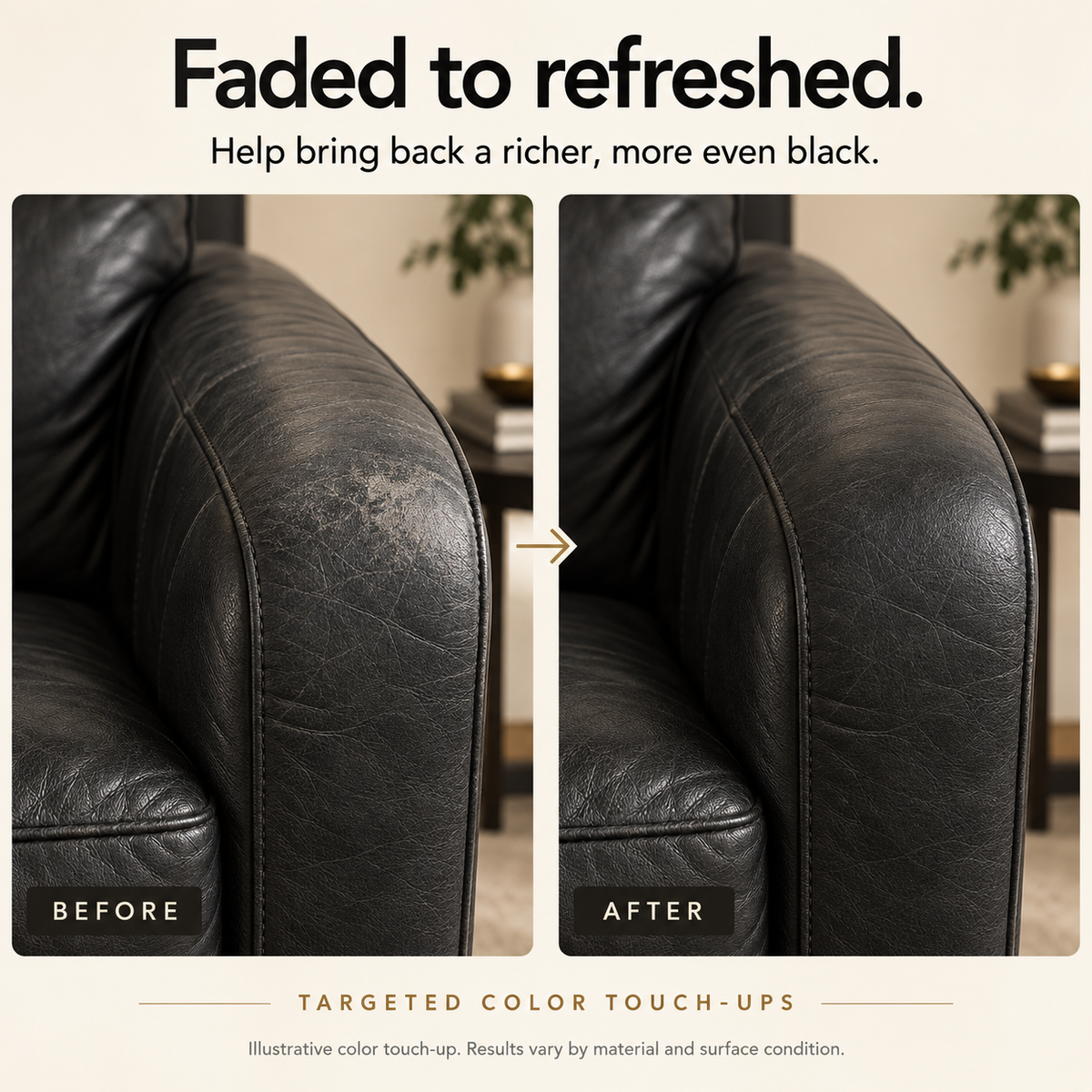🎄🔥 Leather Color Restorer for Fading & Surface Scuffs