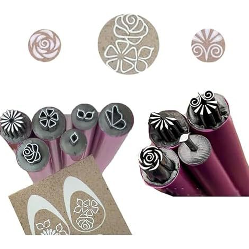 🌸 Metal Nail Art Stamping Tool Set