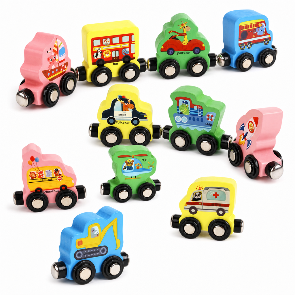 🚂 Magnetic Number Train for Kids | Educational Building Toy for Learning Through Play