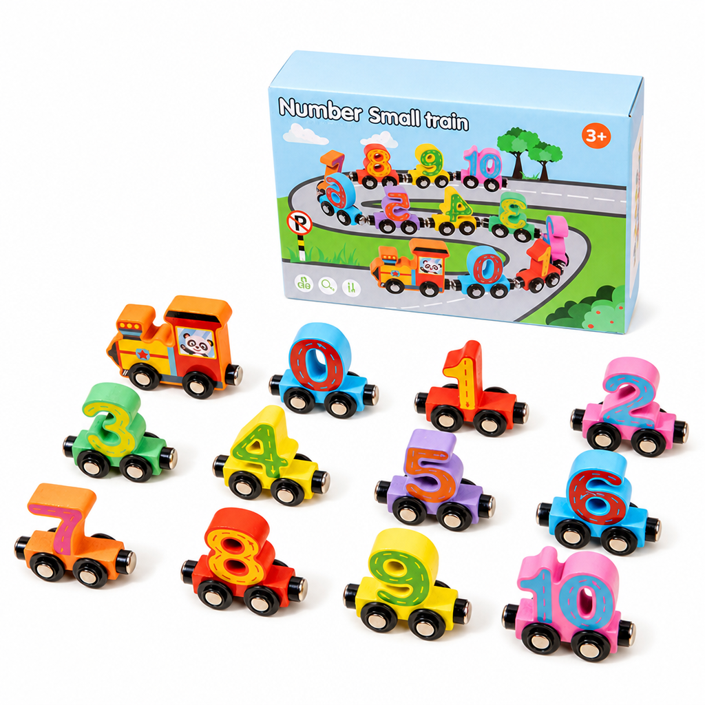 🚂 Magnetic Number Train for Kids | Educational Building Toy for Learning Through Play