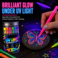 🎨6-Piece UV Neon Highlighter Markers