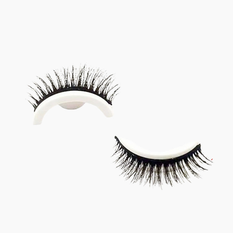 🔥50% OFF!!📢👁️ 2 Pairs Reusable Long Self-Adhesive Eyelashes – No Glue Needed, Just Peel, Press & Go for Quick, Fluttery Lash Looks ✨