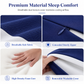 Heart-Shaped Memory Foam Knee Pillow for Side Sleepers