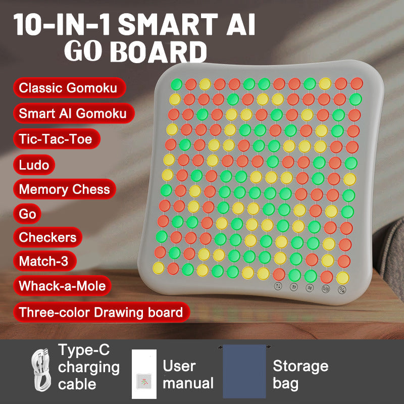 Learn Go Strategy Instantly! AI-Powered Interactive LED Go Board