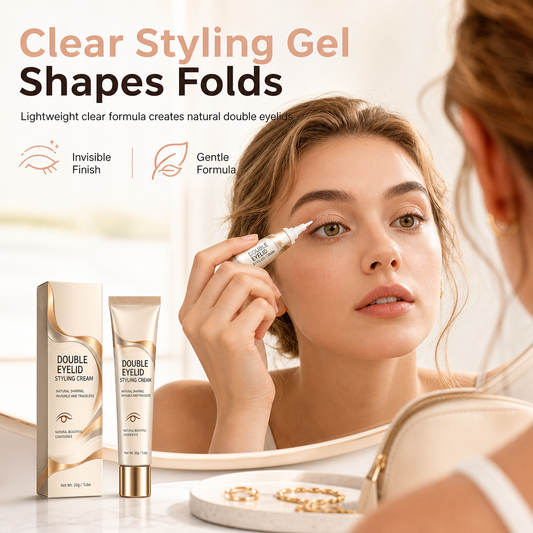 Ditch Eyelid Tape Instantly! Invisible Double Eyelid Styling Gel