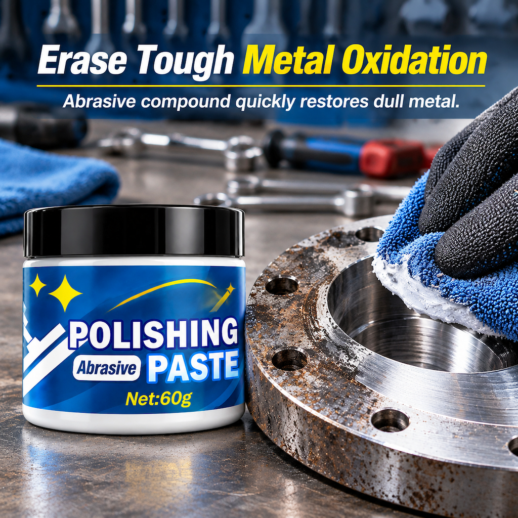 Metal Polishing Paste with Sponge for Stainless Steel Copper Aluminum Alloy and Mechanical Part Surfaces