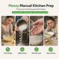 Automatic Electric Kitchen Mixer and Rice Washer USB Rechargeable Egg Beater