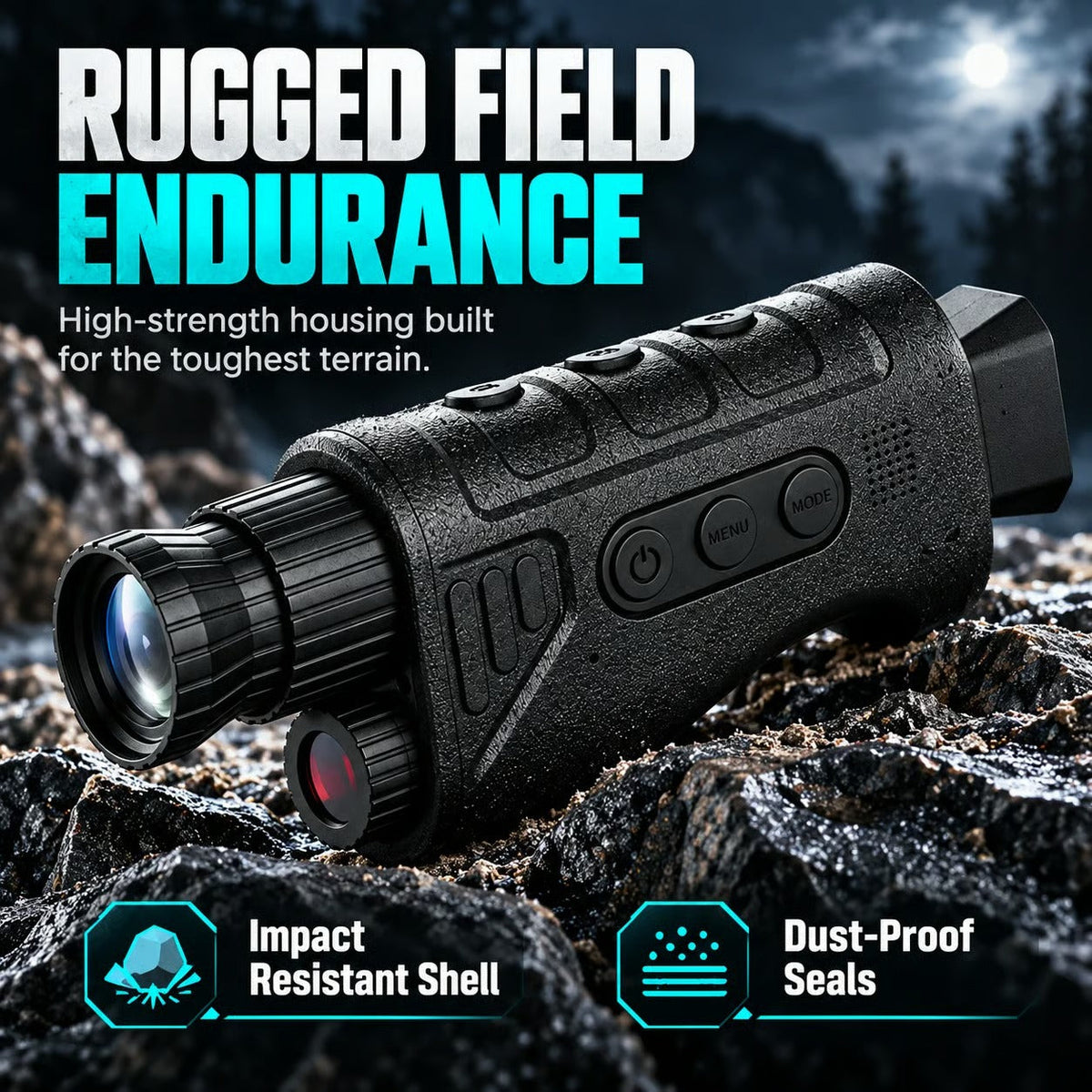 📢📢 50% OFF🔍1080P HD Night Vision Monocular – 16X Digital Zoom for Outdoor Adventures & Wildlife Viewing