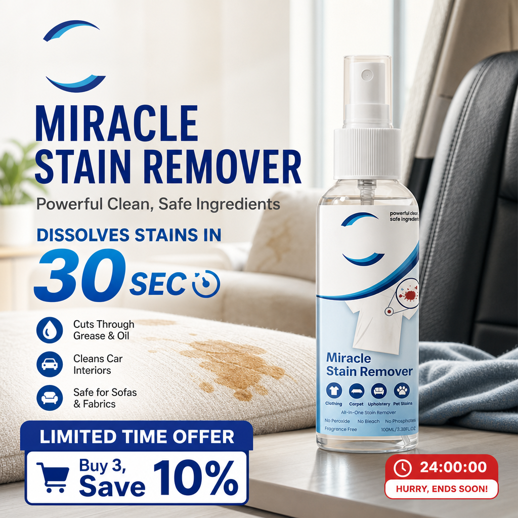 🔥Limited Time Promotion 50% OFF🔥Miracle Stain Remover Spray