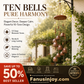 🎁50% Off For 2026 New Arrival！🔥High‑end decor to soothe your mood and comfort your soul！🔔Rotating Metal Bell Wind Chime
