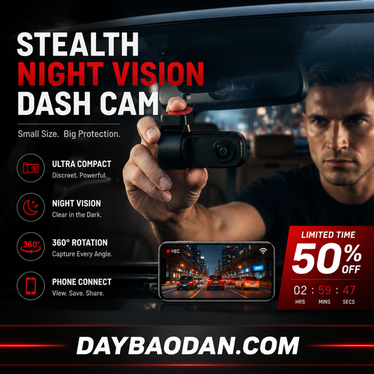 Concealed Dash Cam with Night Vision